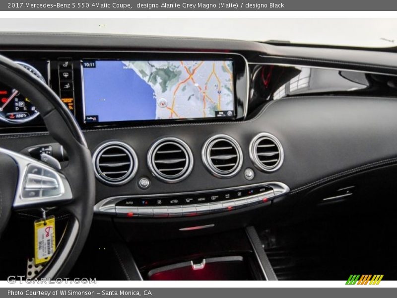 designo Alanite Grey Magno (Matte) / designo Black 2017 Mercedes-Benz S 550 4Matic Coupe