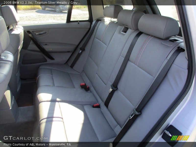 Titanium Silver Metallic / Grey 2008 BMW X3 3.0si