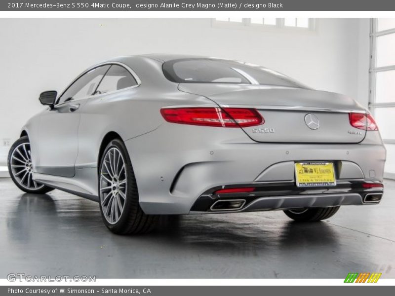 designo Alanite Grey Magno (Matte) / designo Black 2017 Mercedes-Benz S 550 4Matic Coupe