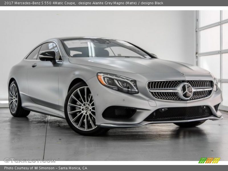 designo Alanite Grey Magno (Matte) / designo Black 2017 Mercedes-Benz S 550 4Matic Coupe