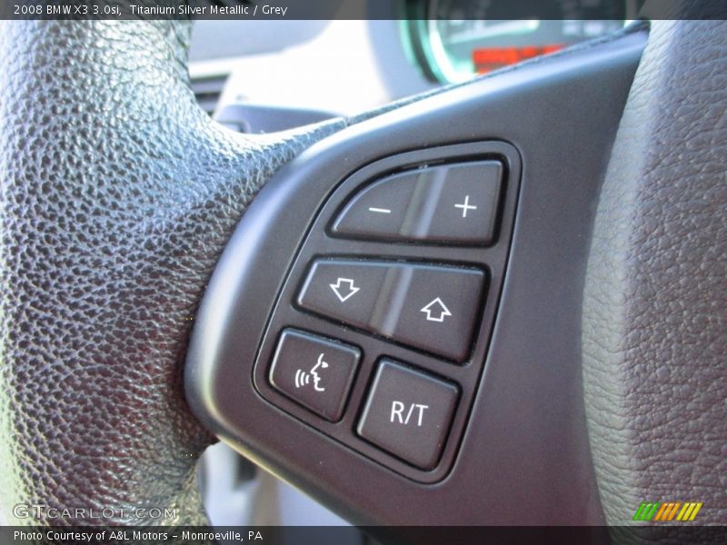 Titanium Silver Metallic / Grey 2008 BMW X3 3.0si