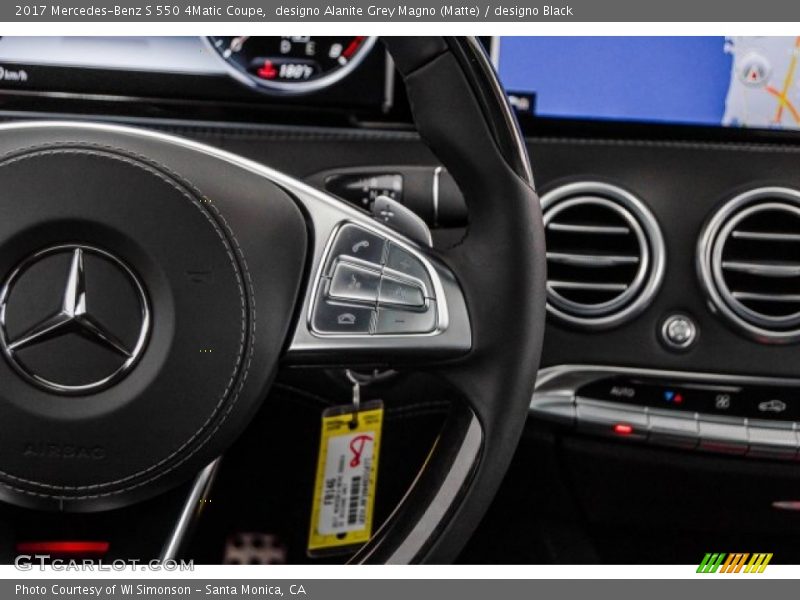 designo Alanite Grey Magno (Matte) / designo Black 2017 Mercedes-Benz S 550 4Matic Coupe
