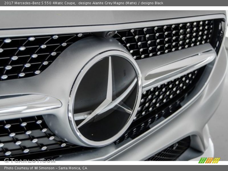 designo Alanite Grey Magno (Matte) / designo Black 2017 Mercedes-Benz S 550 4Matic Coupe