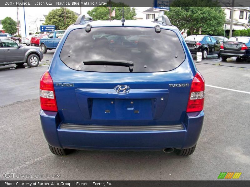 Nautical Blue Metallic / Gray 2007 Hyundai Tucson GLS