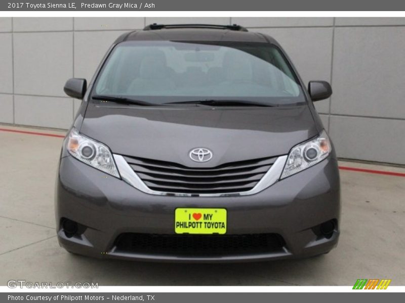 Predawn Gray Mica / Ash 2017 Toyota Sienna LE