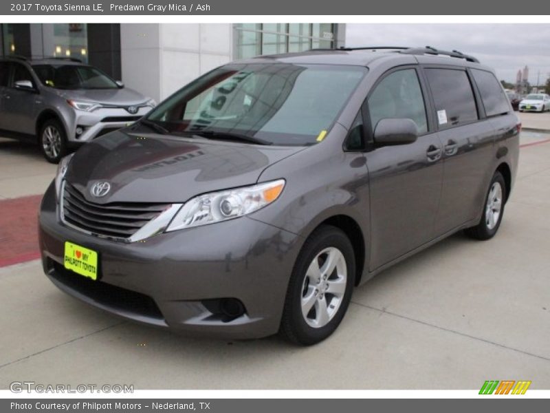 Predawn Gray Mica / Ash 2017 Toyota Sienna LE