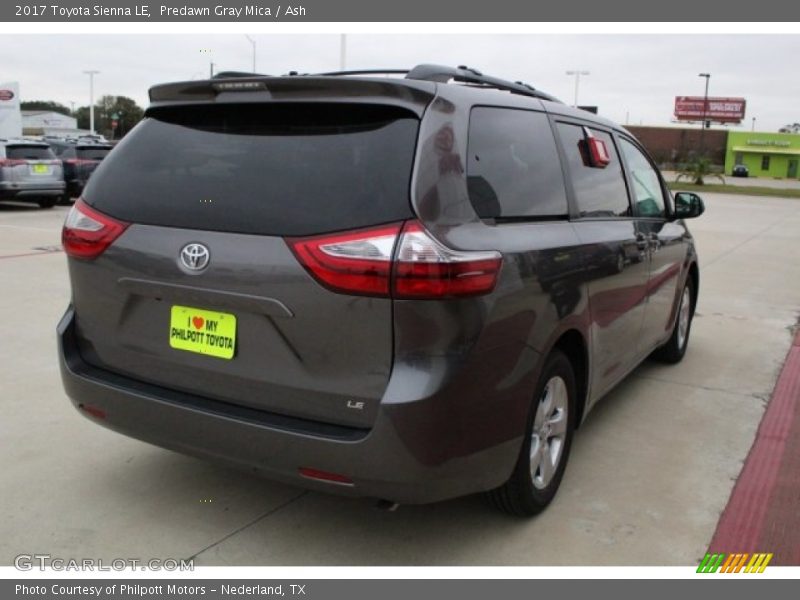 Predawn Gray Mica / Ash 2017 Toyota Sienna LE