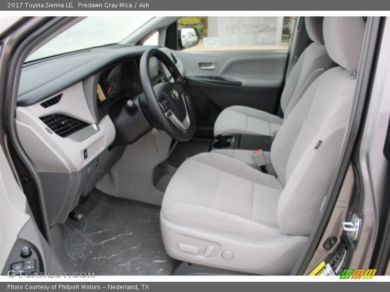 Predawn Gray Mica / Ash 2017 Toyota Sienna LE