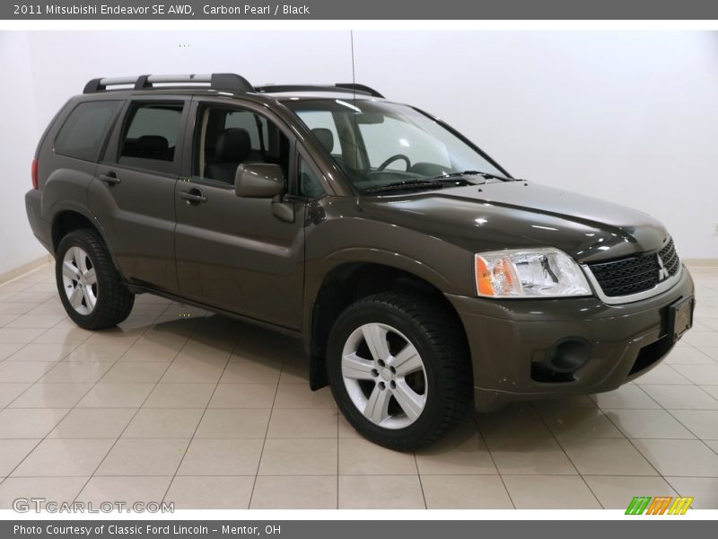 Carbon Pearl / Black 2011 Mitsubishi Endeavor SE AWD