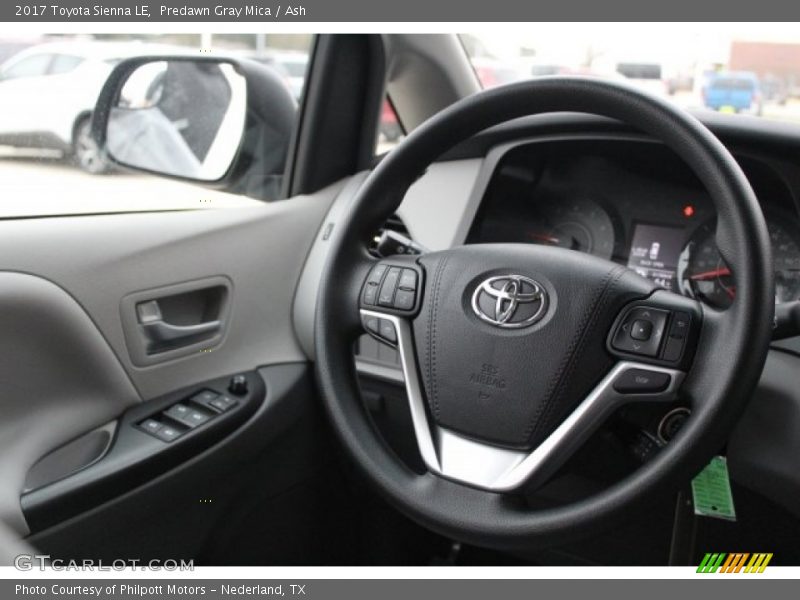 Predawn Gray Mica / Ash 2017 Toyota Sienna LE