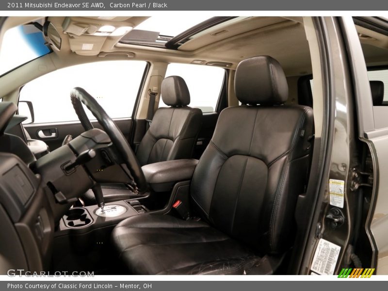 Carbon Pearl / Black 2011 Mitsubishi Endeavor SE AWD