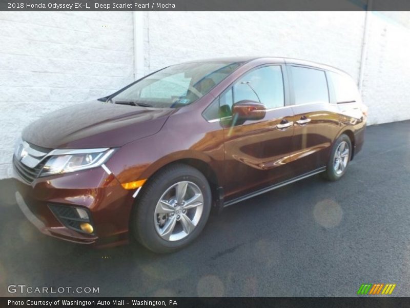 Deep Scarlet Pearl / Mocha 2018 Honda Odyssey EX-L