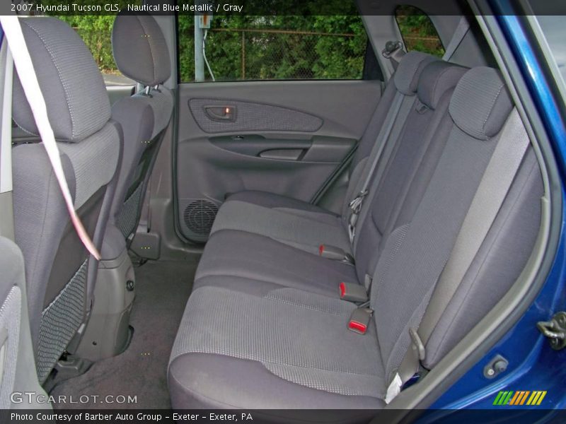 Nautical Blue Metallic / Gray 2007 Hyundai Tucson GLS