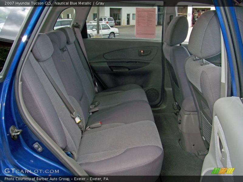 Nautical Blue Metallic / Gray 2007 Hyundai Tucson GLS