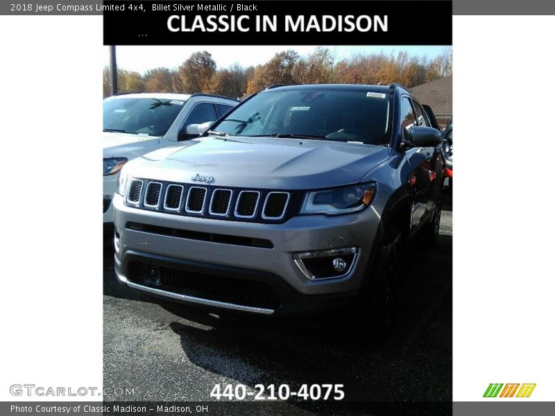 Billet Silver Metallic / Black 2018 Jeep Compass Limited 4x4