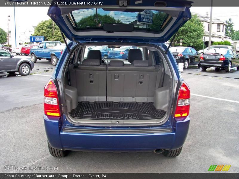 Nautical Blue Metallic / Gray 2007 Hyundai Tucson GLS