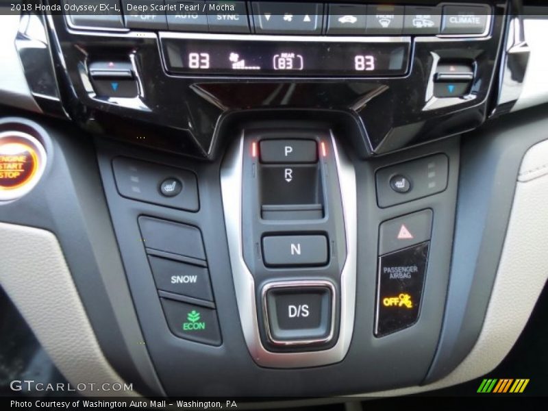 Deep Scarlet Pearl / Mocha 2018 Honda Odyssey EX-L