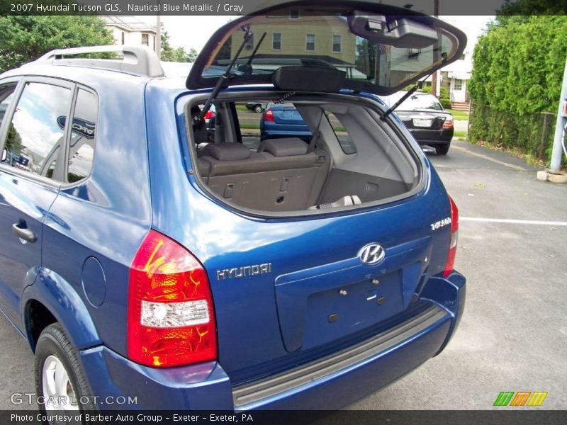 Nautical Blue Metallic / Gray 2007 Hyundai Tucson GLS