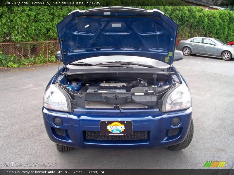 Nautical Blue Metallic / Gray 2007 Hyundai Tucson GLS