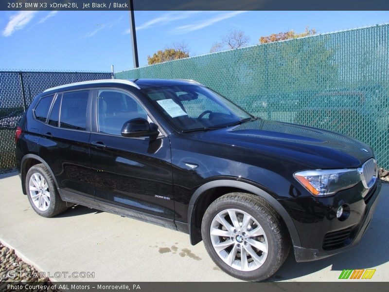 Jet Black / Black 2015 BMW X3 xDrive28i