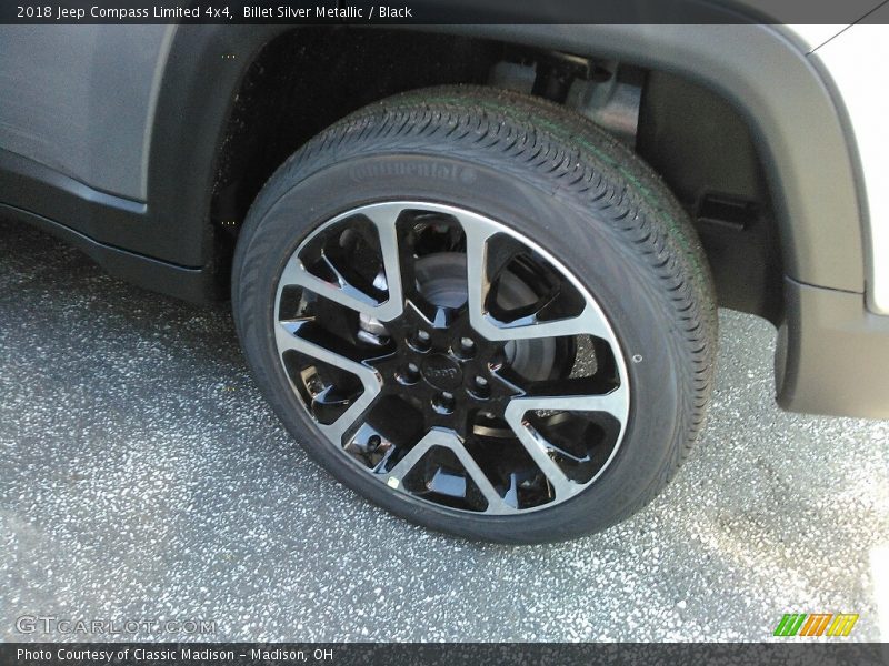 Billet Silver Metallic / Black 2018 Jeep Compass Limited 4x4