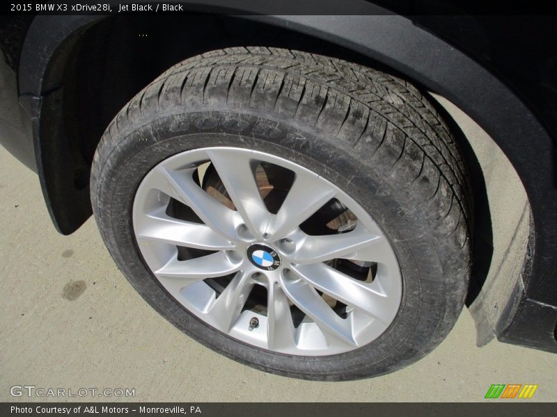 Jet Black / Black 2015 BMW X3 xDrive28i