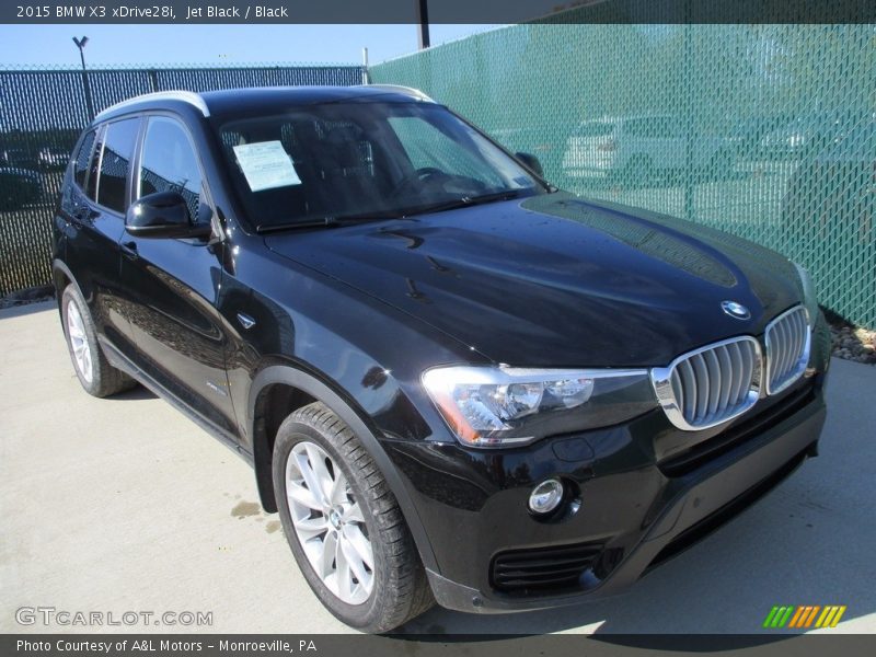 Jet Black / Black 2015 BMW X3 xDrive28i