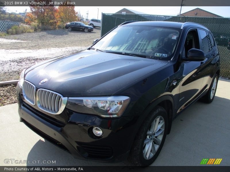 Jet Black / Black 2015 BMW X3 xDrive28i
