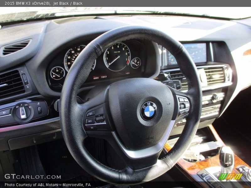 Jet Black / Black 2015 BMW X3 xDrive28i