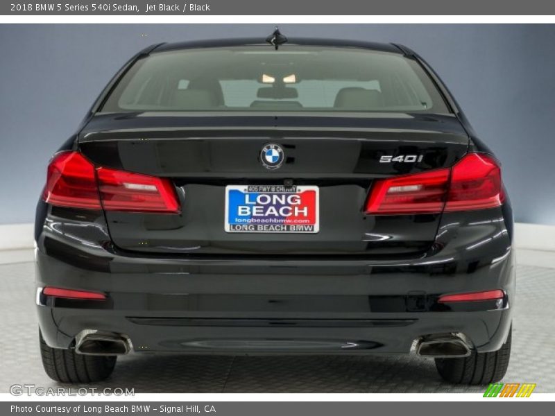 Jet Black / Black 2018 BMW 5 Series 540i Sedan