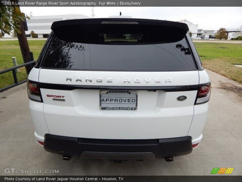Fuji White / Ebony/Ivory 2016 Land Rover Range Rover Sport Autobiography