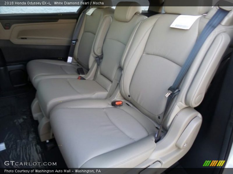 White Diamond Pearl / Mocha 2018 Honda Odyssey EX-L