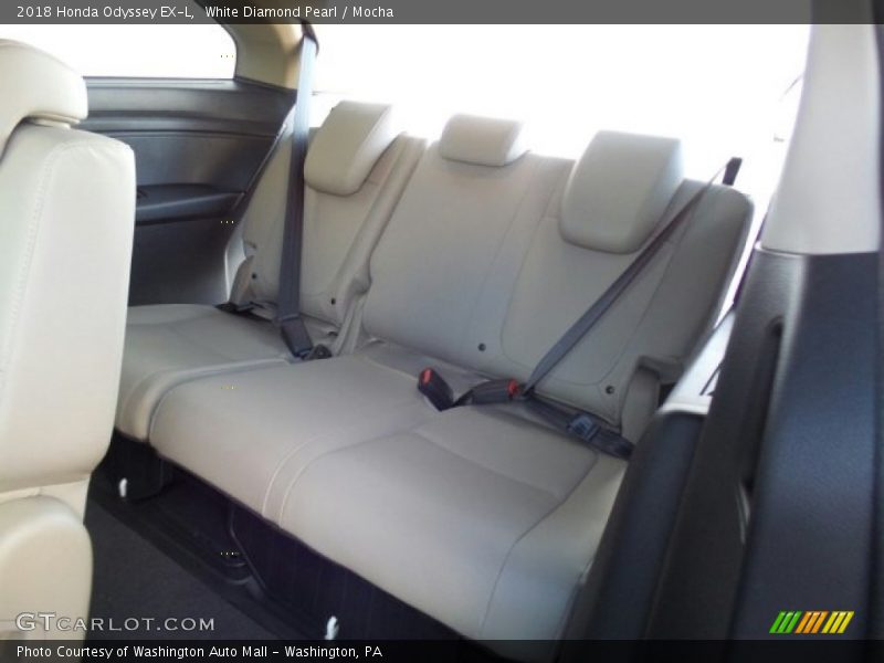 White Diamond Pearl / Mocha 2018 Honda Odyssey EX-L