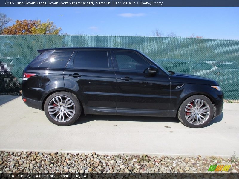 Santorini Black Metallic / Ebony/Ebony 2016 Land Rover Range Rover Sport Supercharged