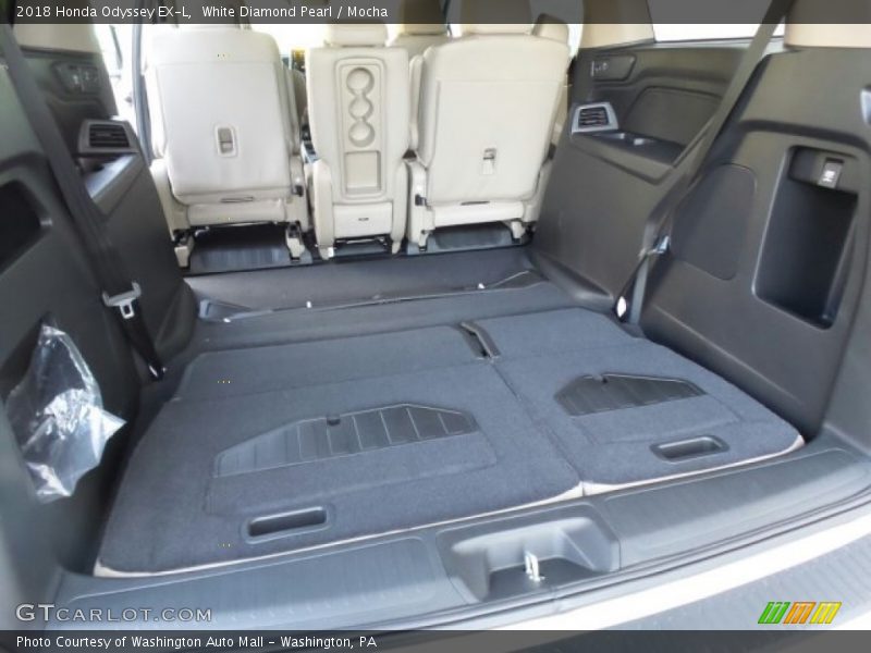White Diamond Pearl / Mocha 2018 Honda Odyssey EX-L