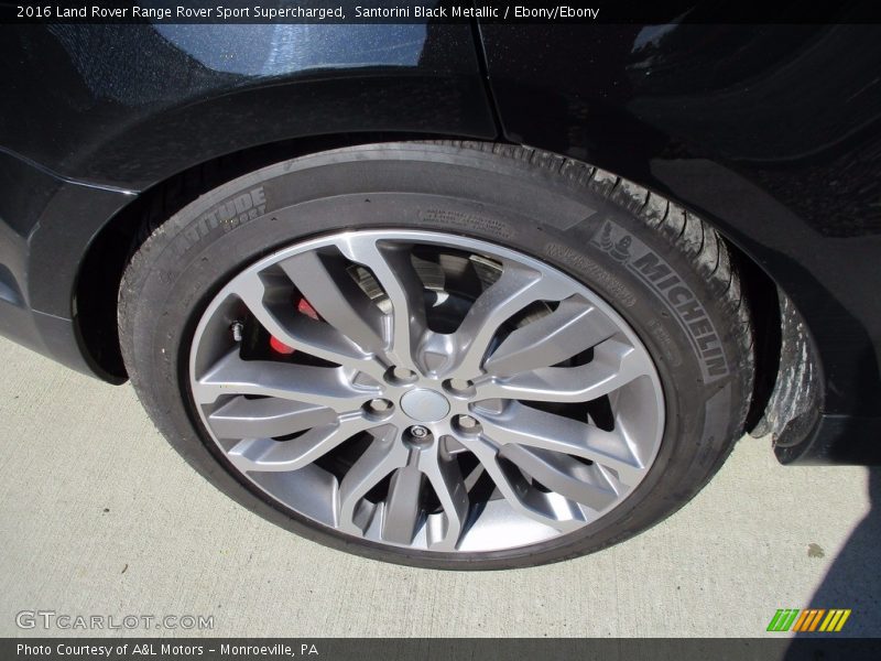 Santorini Black Metallic / Ebony/Ebony 2016 Land Rover Range Rover Sport Supercharged