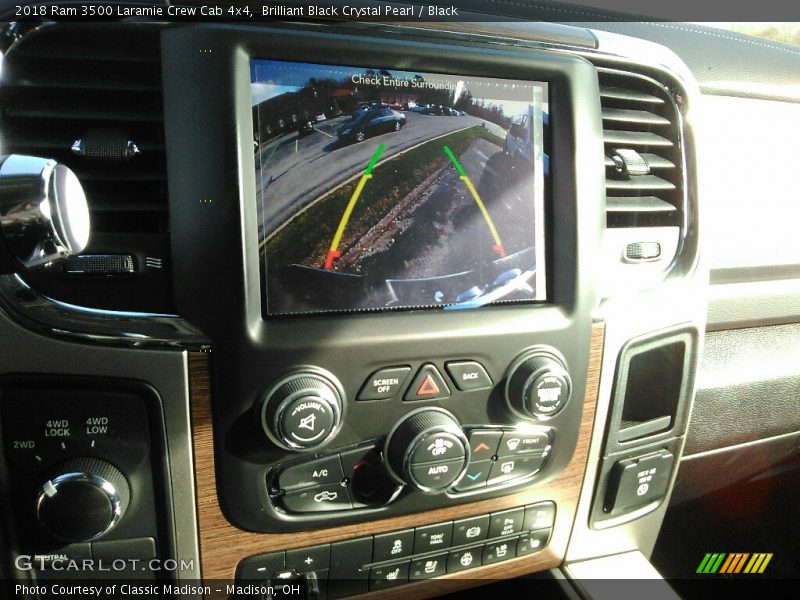 Brilliant Black Crystal Pearl / Black 2018 Ram 3500 Laramie Crew Cab 4x4