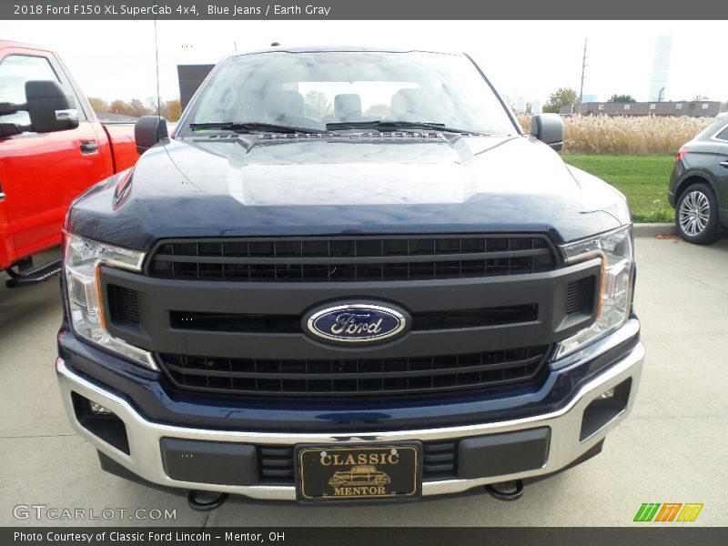 Blue Jeans / Earth Gray 2018 Ford F150 XL SuperCab 4x4