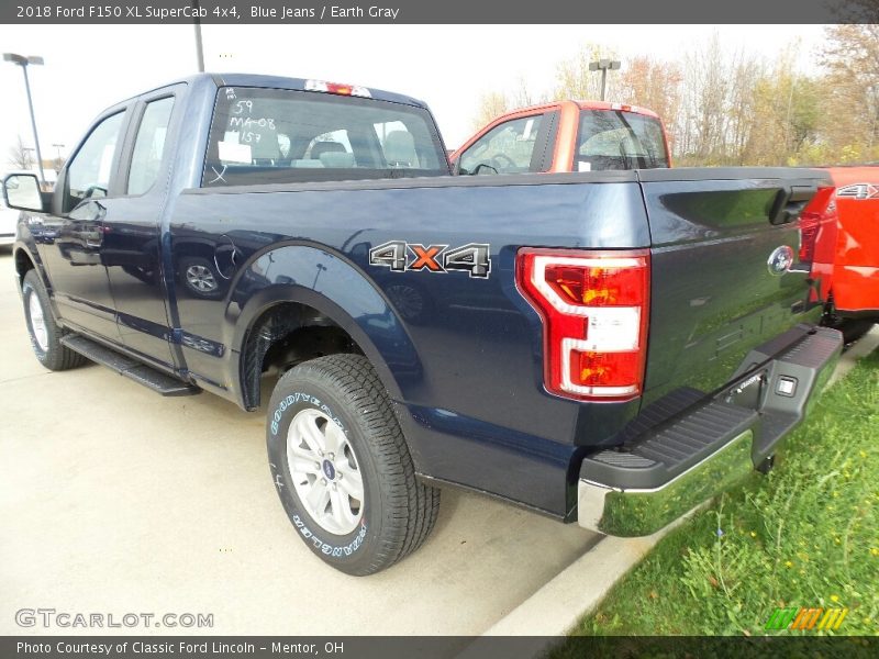 Blue Jeans / Earth Gray 2018 Ford F150 XL SuperCab 4x4