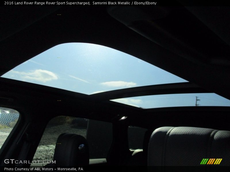 Santorini Black Metallic / Ebony/Ebony 2016 Land Rover Range Rover Sport Supercharged