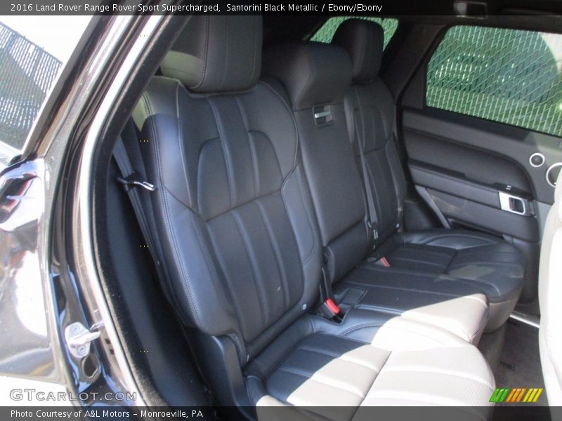 Santorini Black Metallic / Ebony/Ebony 2016 Land Rover Range Rover Sport Supercharged