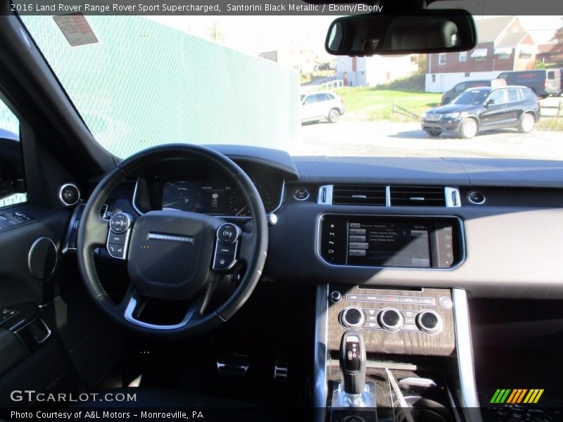 Santorini Black Metallic / Ebony/Ebony 2016 Land Rover Range Rover Sport Supercharged