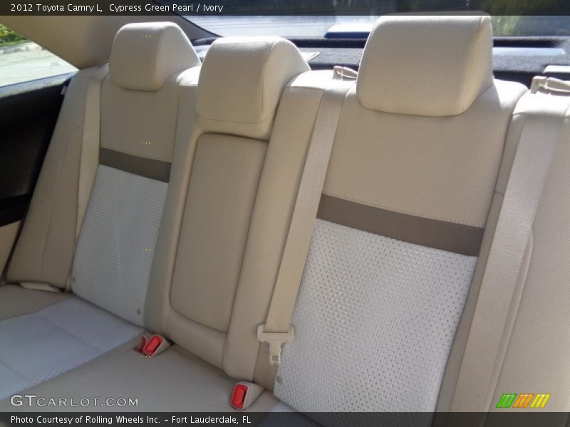 Cypress Green Pearl / Ivory 2012 Toyota Camry L
