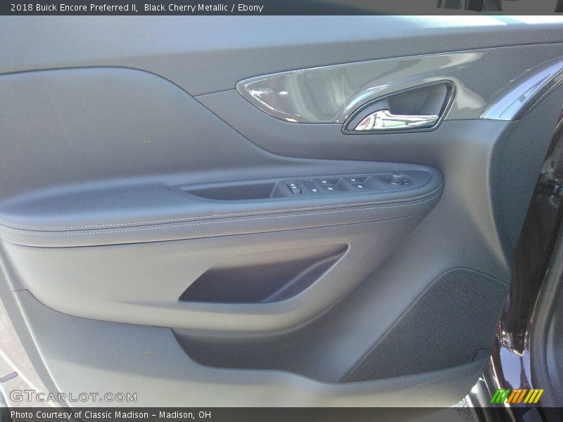 Black Cherry Metallic / Ebony 2018 Buick Encore Preferred II