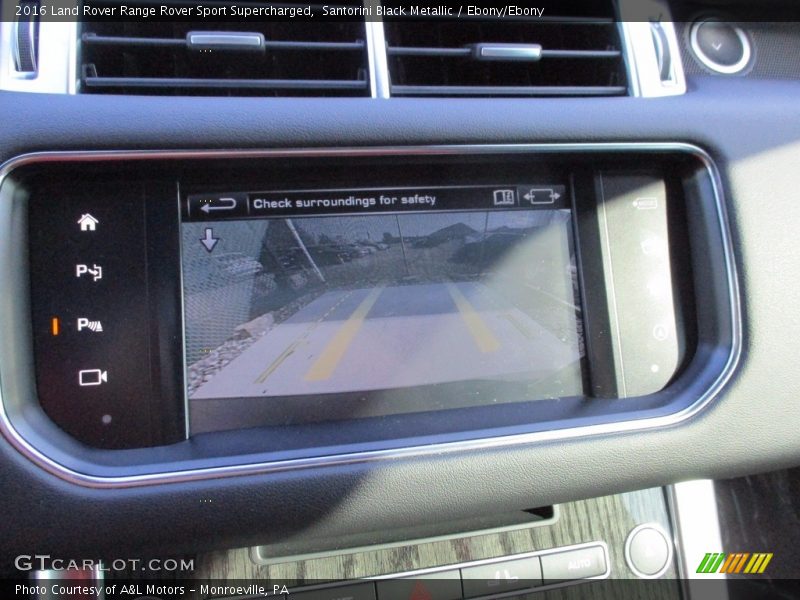 Santorini Black Metallic / Ebony/Ebony 2016 Land Rover Range Rover Sport Supercharged