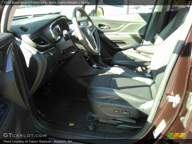 Black Cherry Metallic / Ebony 2018 Buick Encore Preferred II