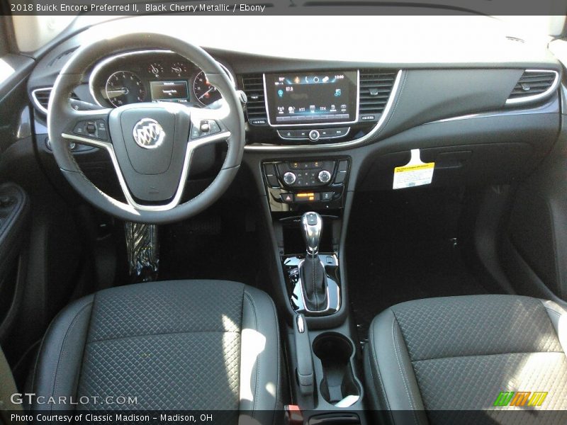 Black Cherry Metallic / Ebony 2018 Buick Encore Preferred II