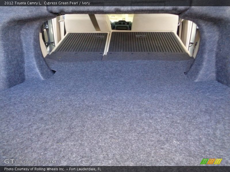 Cypress Green Pearl / Ivory 2012 Toyota Camry L