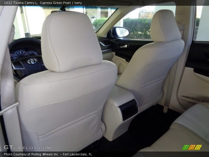 Cypress Green Pearl / Ivory 2012 Toyota Camry L