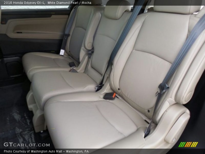White Diamond Pearl / Mocha 2018 Honda Odyssey EX-L